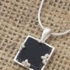 Black Onyx Square Royal pendant