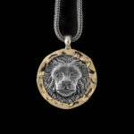 Two tone 14 Karat Gold & Sterling Silver Roar of the lion of Judah