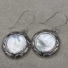 925 Sterling Silver Mother of Pearl earrings