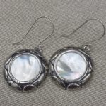 925 Sterling Silver Mother of Pearl earrings