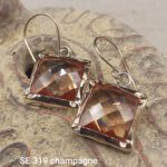 Hand made 14 Karat Gold & 925 Sterling Silver Earrings