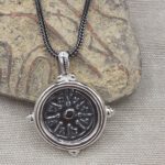 Widow's mite All Silver Pendant
