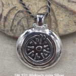 Designer All 925 Sterling Silver Widow's mite pendant