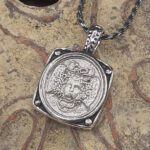 Unique 925 Sterling Silver Medusa Pendant