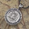 Designer All Sterling Silver Medusa Pendant