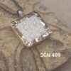 Impressive Hand made Two tone Pendant