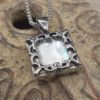 Mother of Pearl & 925 Sterling Silver Pendant with A fantastic design