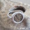 Ancient Coin 925 Sterling Silver Ring