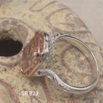 Stunning Two tone 14 Karat Gold & 925 Sterling Silver Ring