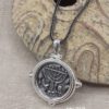 All Sterling Silver Menorah Medallion