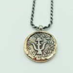 Gold & Silver Anchor and Star Widow's mite