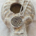 Bar Kochva revolt ancient coin unisex Silver pendant