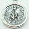 Judea Capta ancient Roman coin unisex Sterling Silver pendant