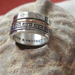 Designer spinner ring
