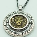 Beautiful hand made Silver of Lion pendant
