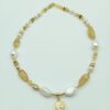 Elegant & impressive all around Jumbo pearls & wild citrine necklace
